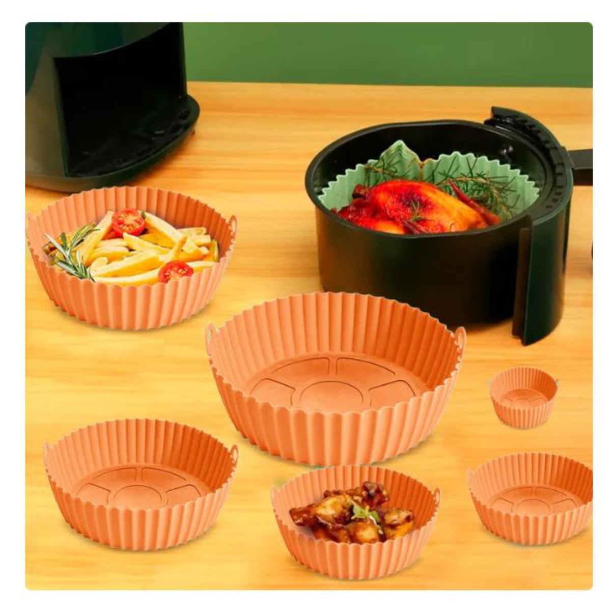 Miniatura 5 de moldes de silicona por 6 para freidora